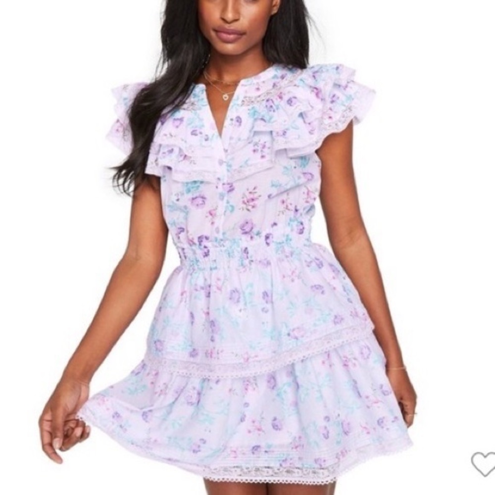 LoveShackFancy X Target Lavender Lou Double Ruffle Dress | L